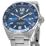 Tag Heuer Formula 1 Quartz Blue Dial Silver Steel Strap Watch for Men - WAZ1010.BA0842