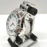 Marc Jacobs Rivera White Dial Silver Steel Strap Watch for Women - MBM3136