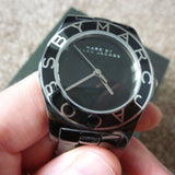 Marc Jacobs Black Dial Black Ceramic Strap Watch for Women - MBM9501