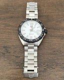 Tag Heuer Formula 1 Quartz White Dial Silver Steel Strap Watch for Men - WAZ1111.BA0875