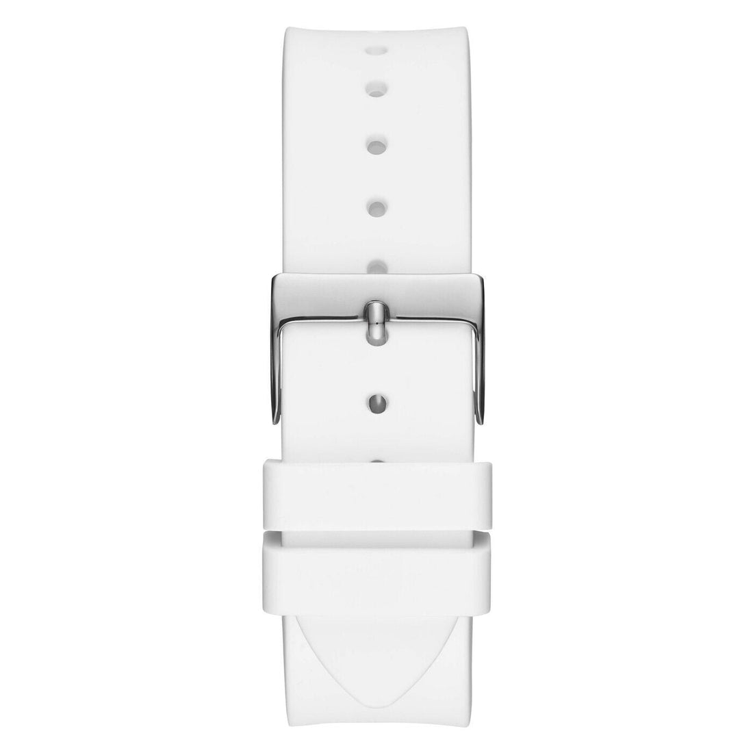 Guess Venus Diamonds White Dial White Rubber Strap Watch for Women - GW0118L3