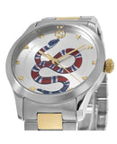 Gucci G Timeless Quartz Stainless Steel Silver Dial 27mm Watch For Women - YA126591