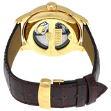 Tissot Le Locle Powermatic 80 Gold Dial Brown Leather Strap Watch For Men - T006.407.36.263.00