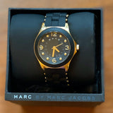 Marc Jacobs Pelly Black Dial Black Silicone Strap Watch for Women - MBM2540