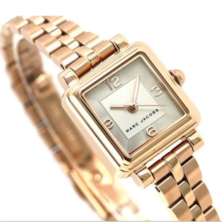 Marc Jacobs Vic Silver Dial Rose Gold Steel Strap Watch for Women - MJ3530