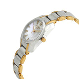 Tissot T Wave Mother of Pearl Dial Two Tone Steel Strap Watch for Women - T023.210.22.117.00