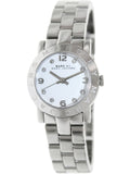 Marc Jacobs Mini Amy White Dial Silver Steel Strap Watch for Women - MBM3055