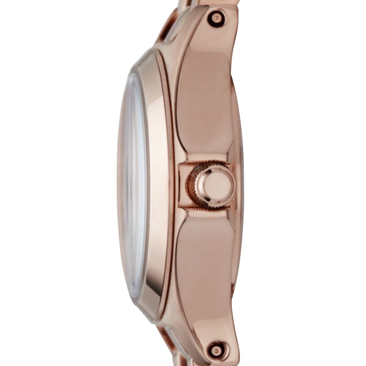 Marc Jacobs Henry Dinky Blue Dial Rose Gold Steel Strap Watch for Women - MBM3204