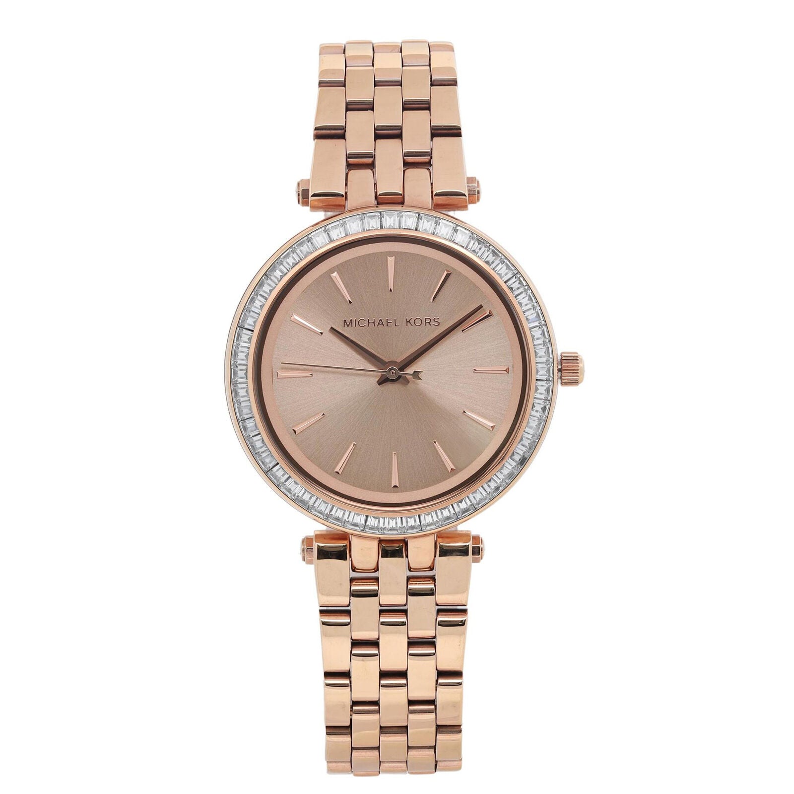 Michael Kors Darci Rose Gold Dial Rose Gold Stainless Steel Strap Watch for Women - MK3366
