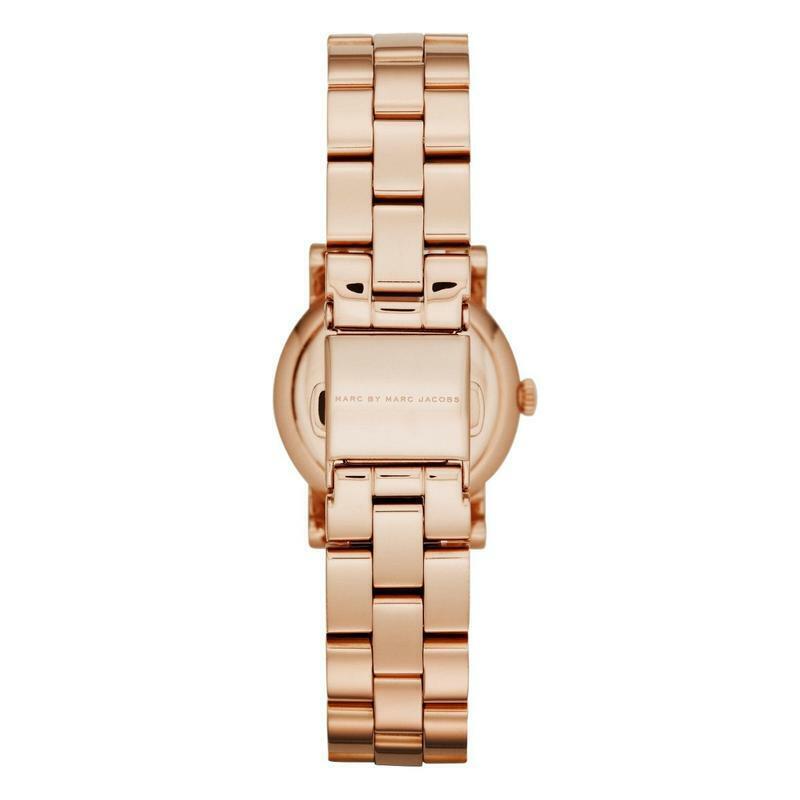 Marc Jacobs Amy Rose Gold Dial Rose Gold Steel Strap Watch for Women - MBM3219