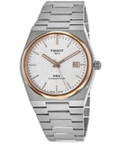 Tissot PRX Powermatic 80 Silver Dial Silver Steel Strap Watch For Men - T137.407.21.031.00
