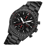 Hugo Boss Aero Black Dial Black Steel Strap Watch for Men - 1513771