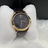 Gucci G Timeless Quartz Brown Dial Brown Leather Strap Watch for Men - YA1264035