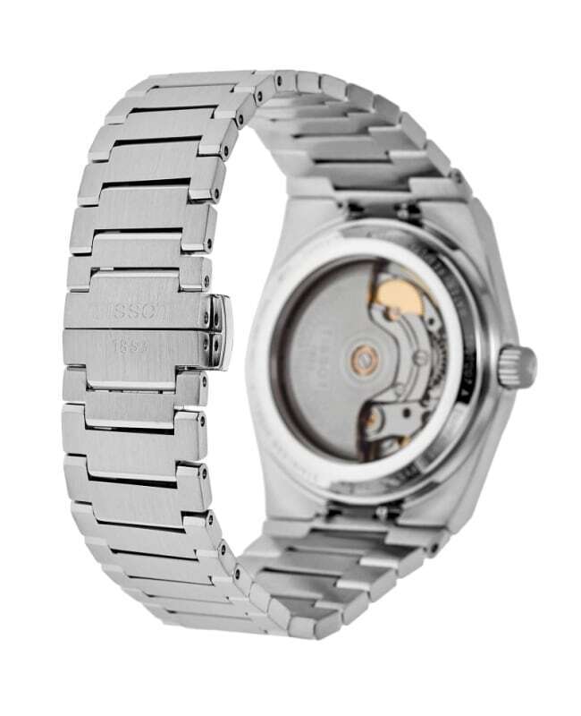 Tissot PRX Powermatic 80 Black Dial Silver Steel Strap Watch for Men - T137.207.11.051.00