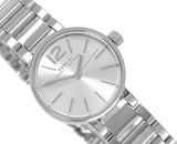 Marc Jacobs Peggy Silver Dial Silver Steel Strap Watch for Women - MBM3404