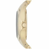 Marc Jacobs Rivera White Dial Gold Steel Strap Watch for Women - MBM3137