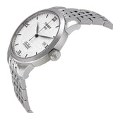 Tissot Le Locle Double Happiness Automatic Silver Dial Silver Steel Strap Watch For Men - T41.1.833.50