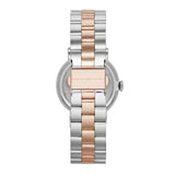 Marc Jacobs Baker White Dial Two Tone Steel Strap Watch for Women - MBM3312