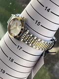 Gucci G Timeless Diamonds Mother of Pearl Dial Two Tone Mesh Bracelet Watch for Women - YA126513