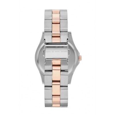 Marc Jacobs Blade Silver Dial Two Tone Steel Strap Watch for Women - MBM3129