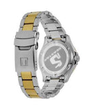 Tissot Seastar 1000 Black Dial Two Tone Steel Strap Watch for Women - T120.210.22.051.00