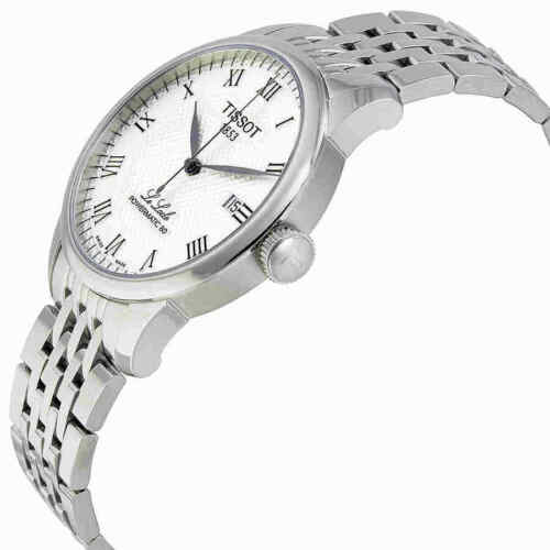 Tissot Le Locle Powermatic 80 Silver Dal Silver Steel Strap Watch For Men - T006.407.11.033.00