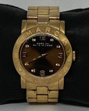 Marc Jacobs Amy Brown Dial Rose Gold Steel Strap Watch for Women - MBM3167