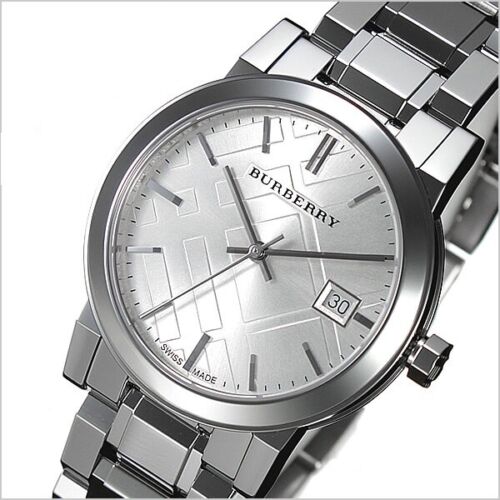 Burberry The City White Dial Silver Steel Strap Watch for Women - BU9100