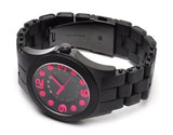 Marc Jacobs Pelly Black Dial Black Silicone Strap Watch for Women - MBM2517