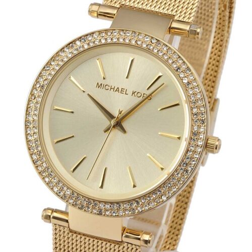 Michael Kors Darci Gold Dial Gold Mesh Bracelet Watch for Women - MK3368