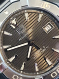 Tag Heuer Aquaracer Automatic Anthracite Grey Dial Silver Steel Strap Watch for Men - WAY2113.BA0928
