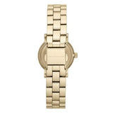 Marc Jacobs Baker White Dial Gold Steel Strap Watch for Women - MBM3247