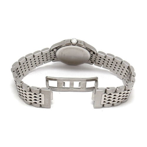 Gucci G Timeless Diamonds Mother of Pearl Black Dial Silver Steel Strap Watch For Women - YA126505