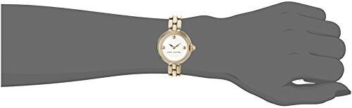 Marc Jacobs Courtney White Dial Gold Steel Strap Watch for Women - MJ3457