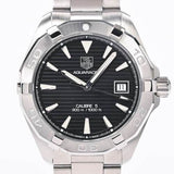 Tag Heuer Aquaracer Automatic Black Dial Silver Steel Strap Watch for Men - WAY2110.BA0928