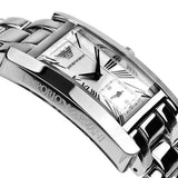 Emporio Armani White Dial Silver Stainless Steel Watch For Women - AR0146