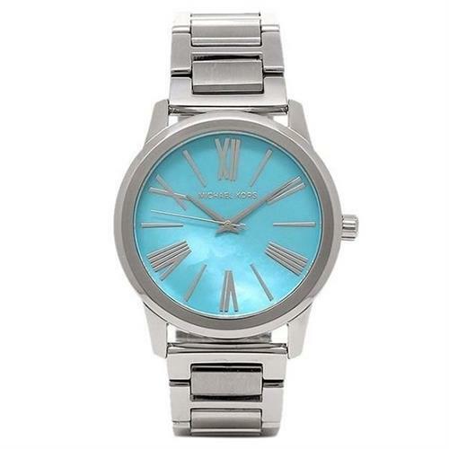 Michael Kors Hartman Quartz Blue Dial Silver Steel Strap Watch For Women - MK3519
