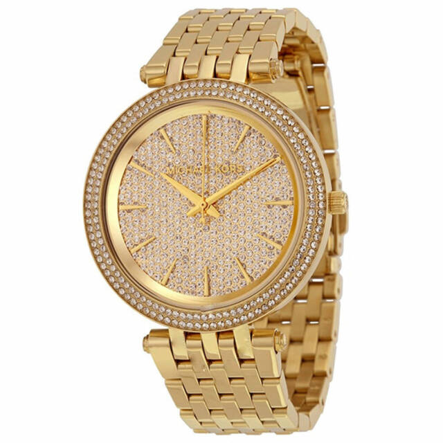 Michael Kors Darci Gold Dial Gold Steel Strap Watch for Women - MK3438