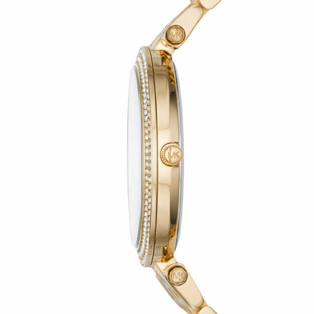 Michael Kors Darci Gold Dial Gold Steel Strap Watch for Women - MK3398