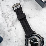 Maserati SFIDA Black Dial Black Rubber Strap Watch For Men - R8851123004