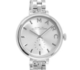 Marc Jacobs Sally Silver Dial Silver Steel Strap Watch for Women - MBM3362