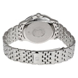 Omega De Ville Prestige Co-Axial Rhodium Silver Dial Silver Steel Strap Watch for Men - 424.10.40.20.02.001