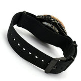 Seiko 5 Sports Automatic Blue Dial Black NATO Strap Watch for Men - SBSA098