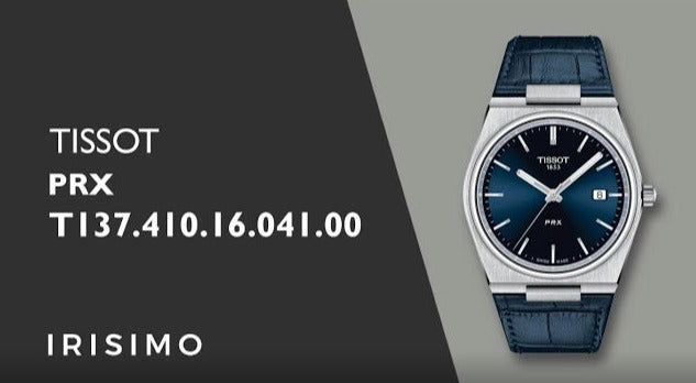 Tissot PRX Blue Dial Blue Leather Strap Watch for Men - T137.410.16.041.00