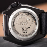 Seiko 5 Sports Automatic Black Dial Black NATO Strap Watch For Men - SRPD79K1
