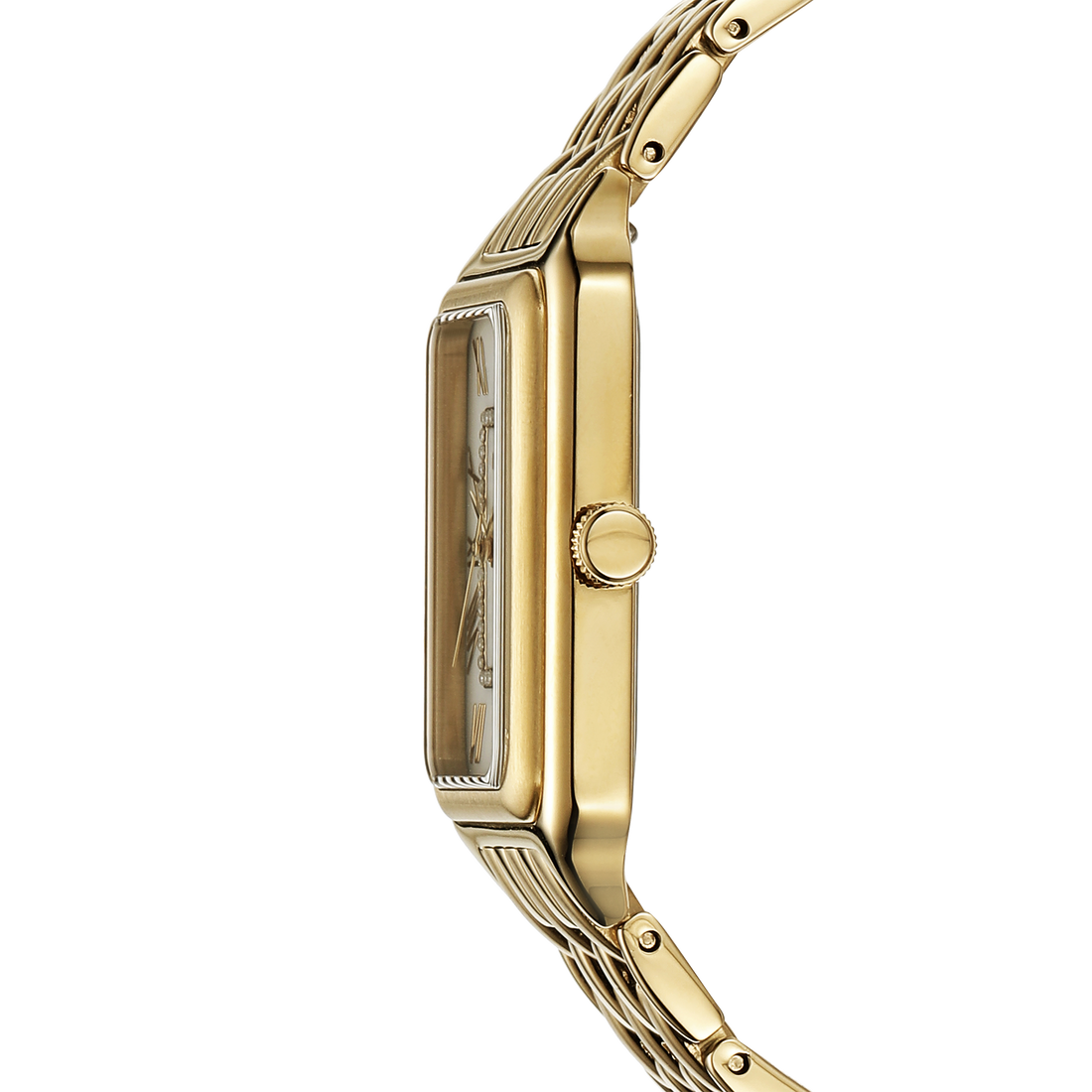 Fossil Raquel Three Hand Mother of Pearl Dial Gold Steel Strap Watch For Women - ES5304