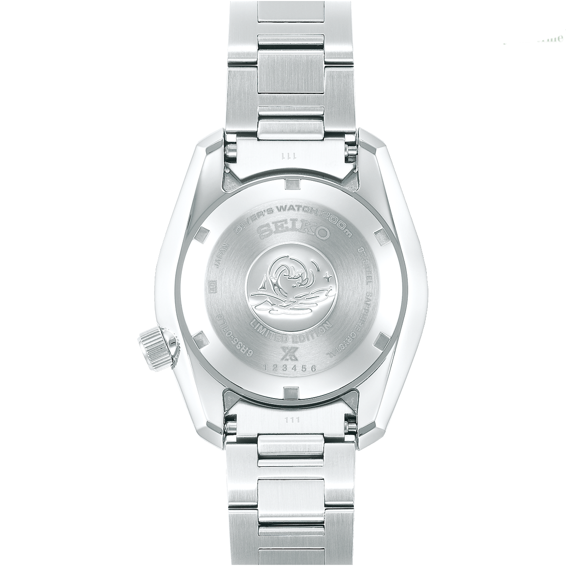 Seiko Prospex 140th Anniversary Limited Divers Green Dial Silver Steel Strap Watch For Men - SPB207J1