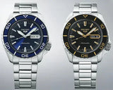 Seiko 5 Sport Automatic SKX Series Black Dial Silver Steel Strap Watch for Men - SRPK99K1