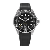 Tag Heuer Aquaracer Professional 300 Automatic Black Dial Black Rubber Strap Watch for Men - WBP201A.FT6197
