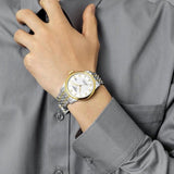 Tissot Le Locle Powermatic 80 Silver Dial Two Tone Steel Strap Watch For Men - T006.407.22.033.01